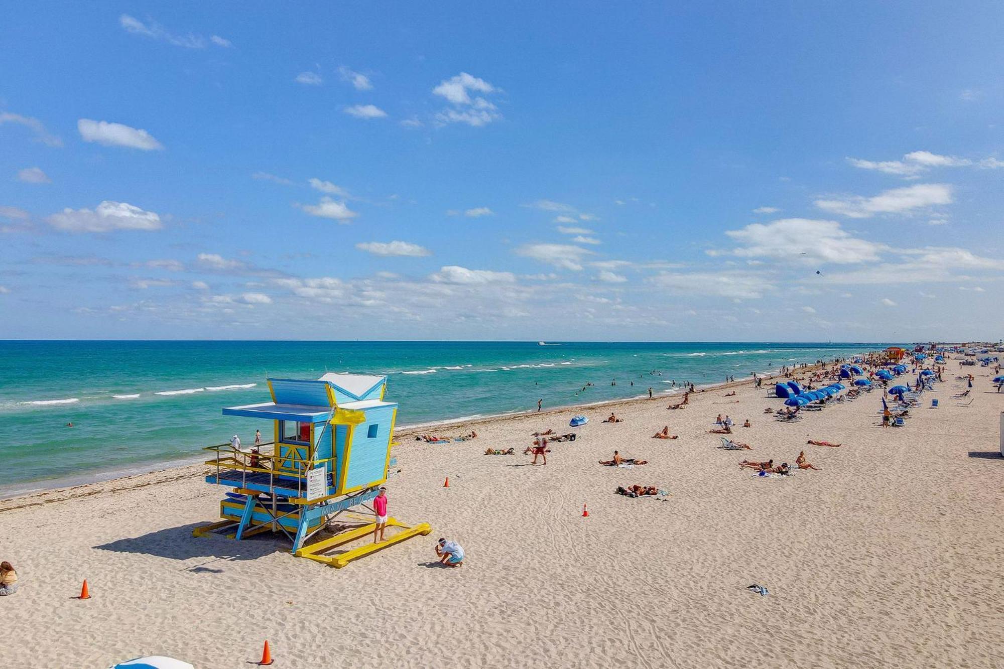 Deco Beachside Apt, W/2 Queen Beds, Washer/Dryer Miami Beach Exterior foto